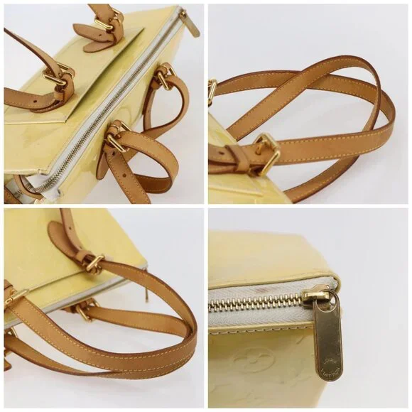 LOUIS VUITTON Monogram Vernis Rosewood Avenue Hand Bag Perle M93508 Auth hk3143 - Picture 16 of 16